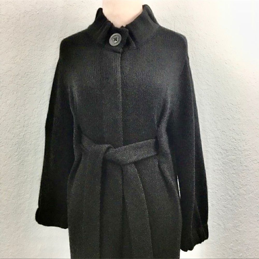 Vince Beltedcardiganwithbuttonsblack